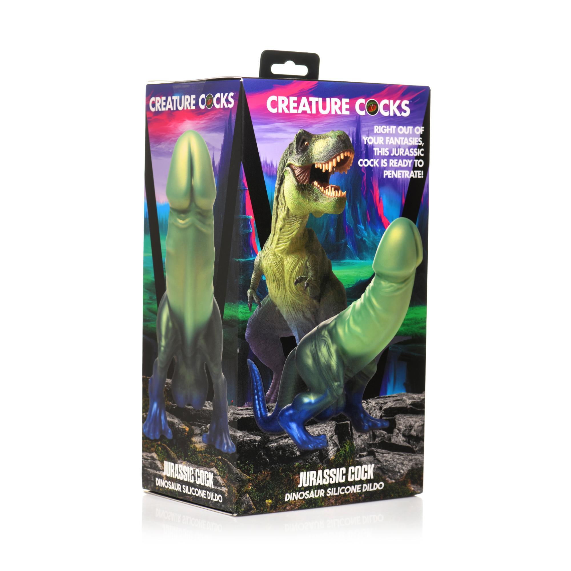 Creature Cocks Jurassic Dock Dinosaur Silicone Dildo - Buy At Luxury Toy X - Free 3-Day Shipping