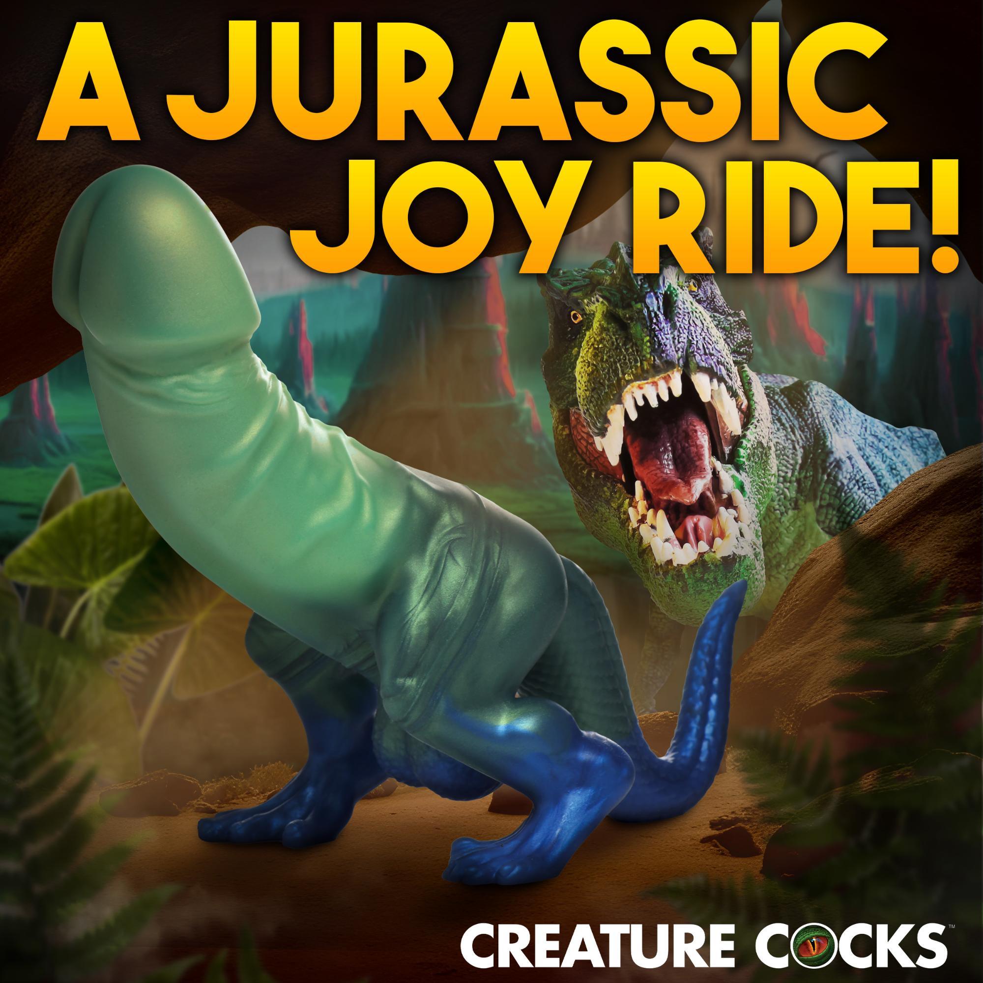 Creature Cocks Jurassic Dock Dinosaur Silicone Dildo - Buy At Luxury Toy X - Free 3-Day Shipping