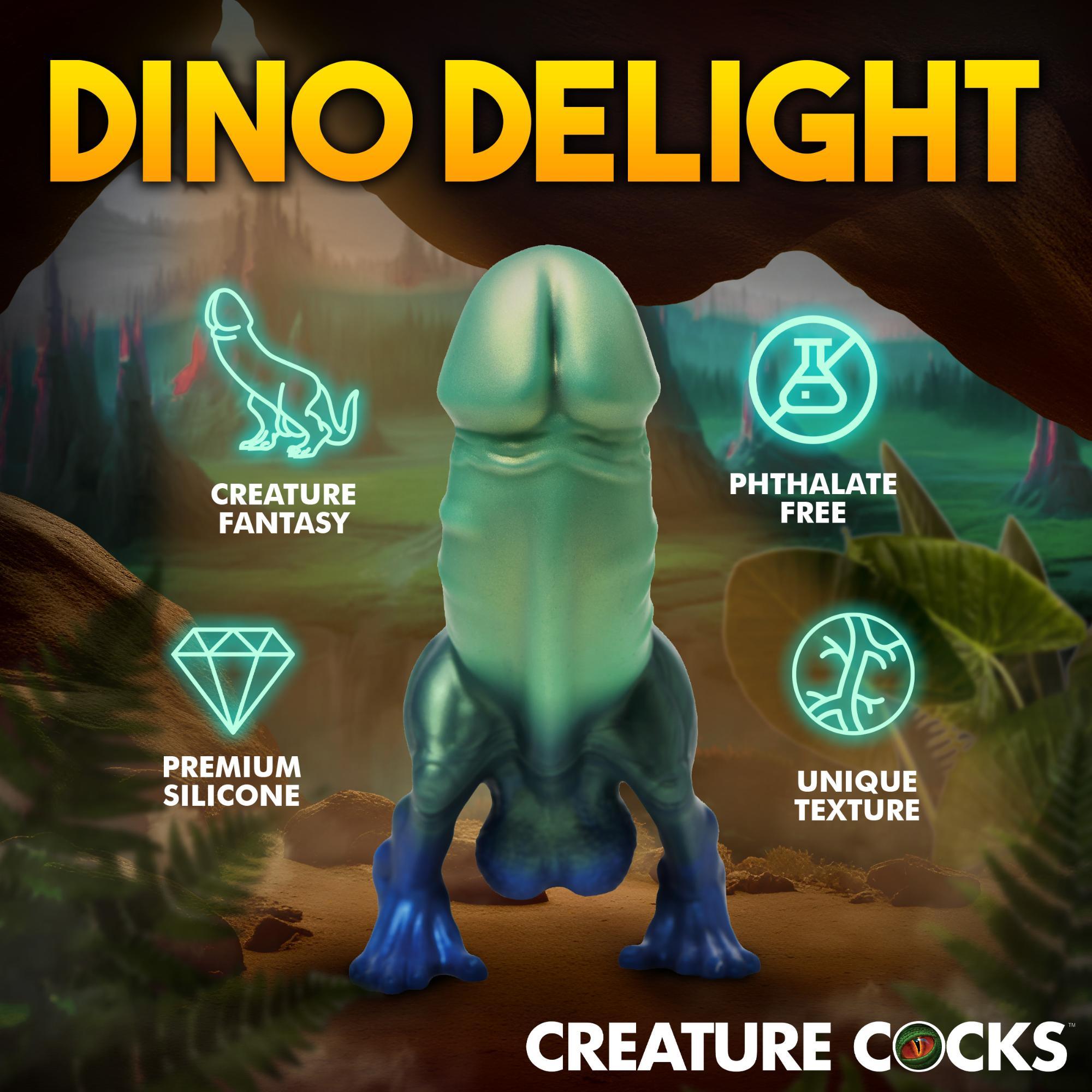 Creature Cocks Jurassic Dock Dinosaur Silicone Dildo - Buy At Luxury Toy X - Free 3-Day Shipping