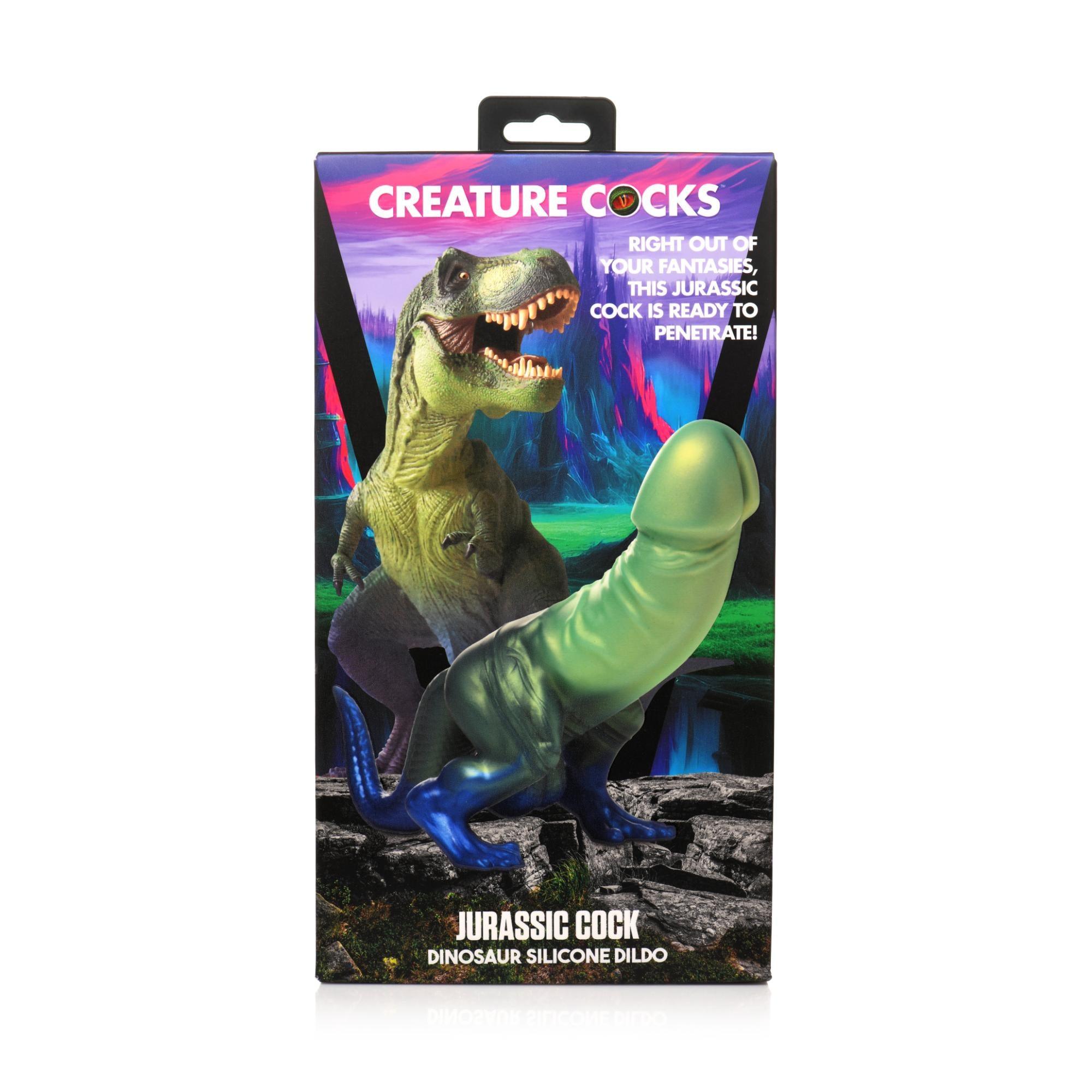 Creature Cocks Jurassic Dock Dinosaur Silicone Dildo - Buy At Luxury Toy X - Free 3-Day Shipping