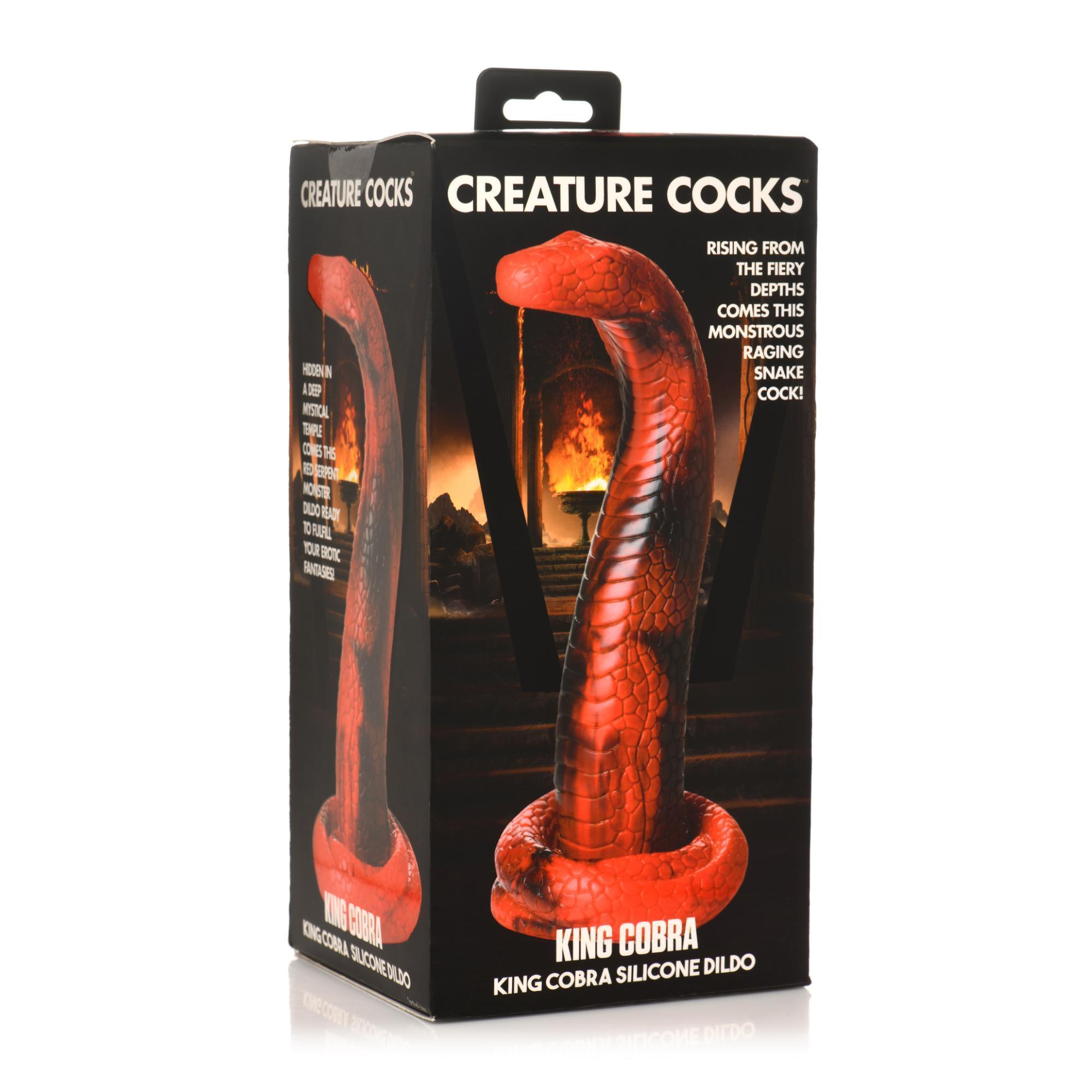 Creature Cocks King Cobra Long Silicone Dildo XLarge 18in - Buy At Luxury Toy X - Free 3-Day Shipping