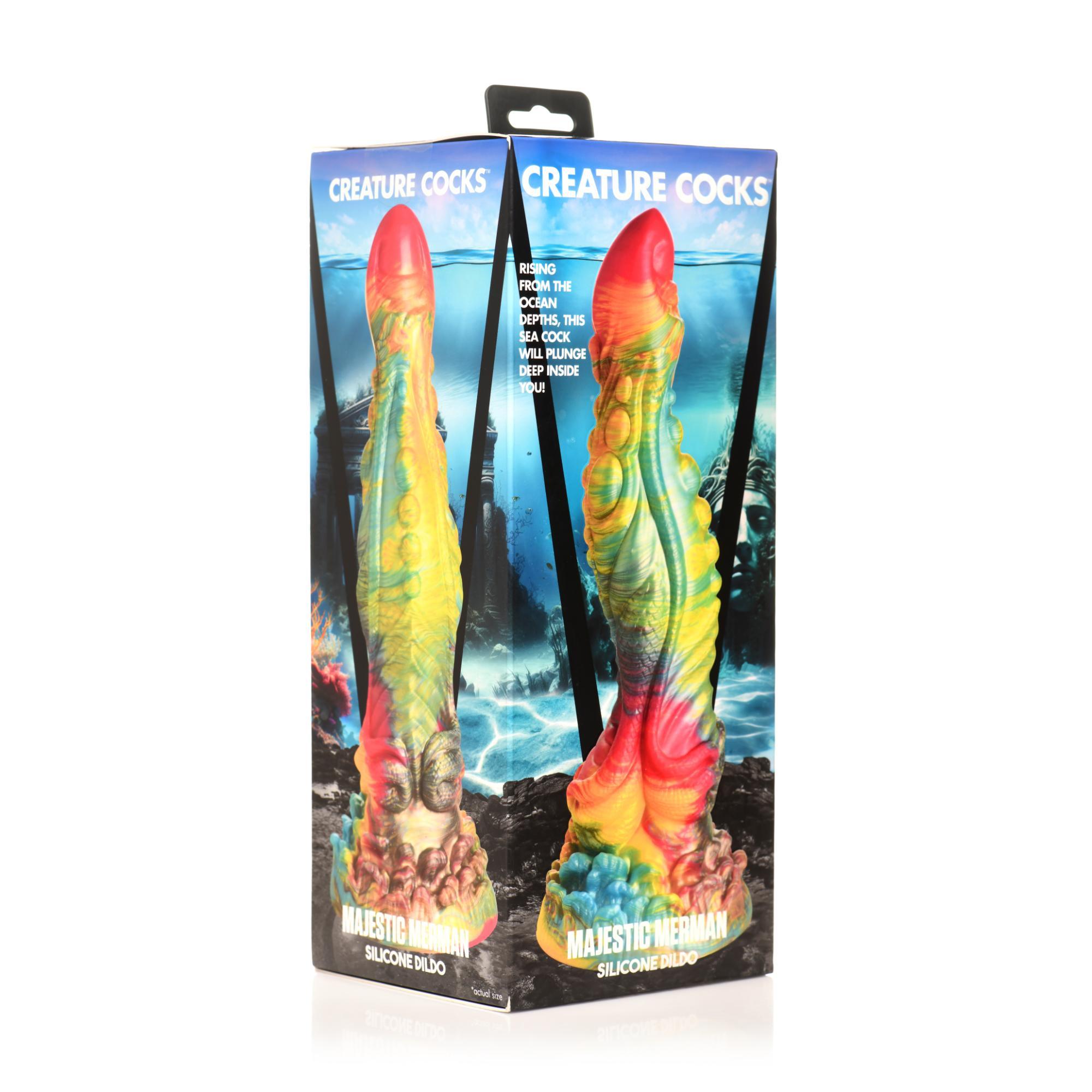 Creature Cocks Majestic Merman Silicone Dildo - Buy At Luxury Toy X - Free 3-Day Shipping