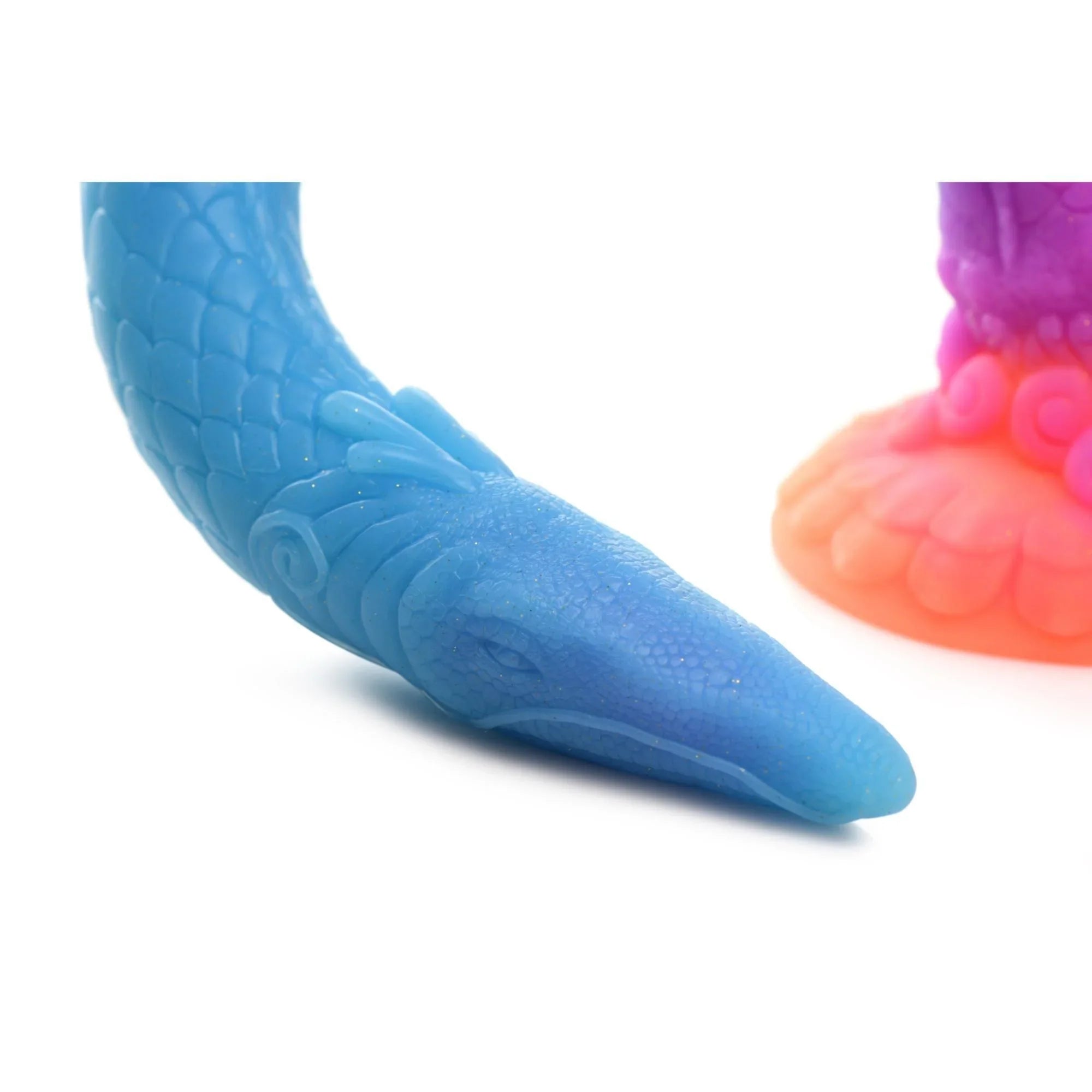 Creature Cocks Makara Glow in The Dark Silicone Snake Dildo - Buy At Luxury Toy X - Free 3-Day Shipping