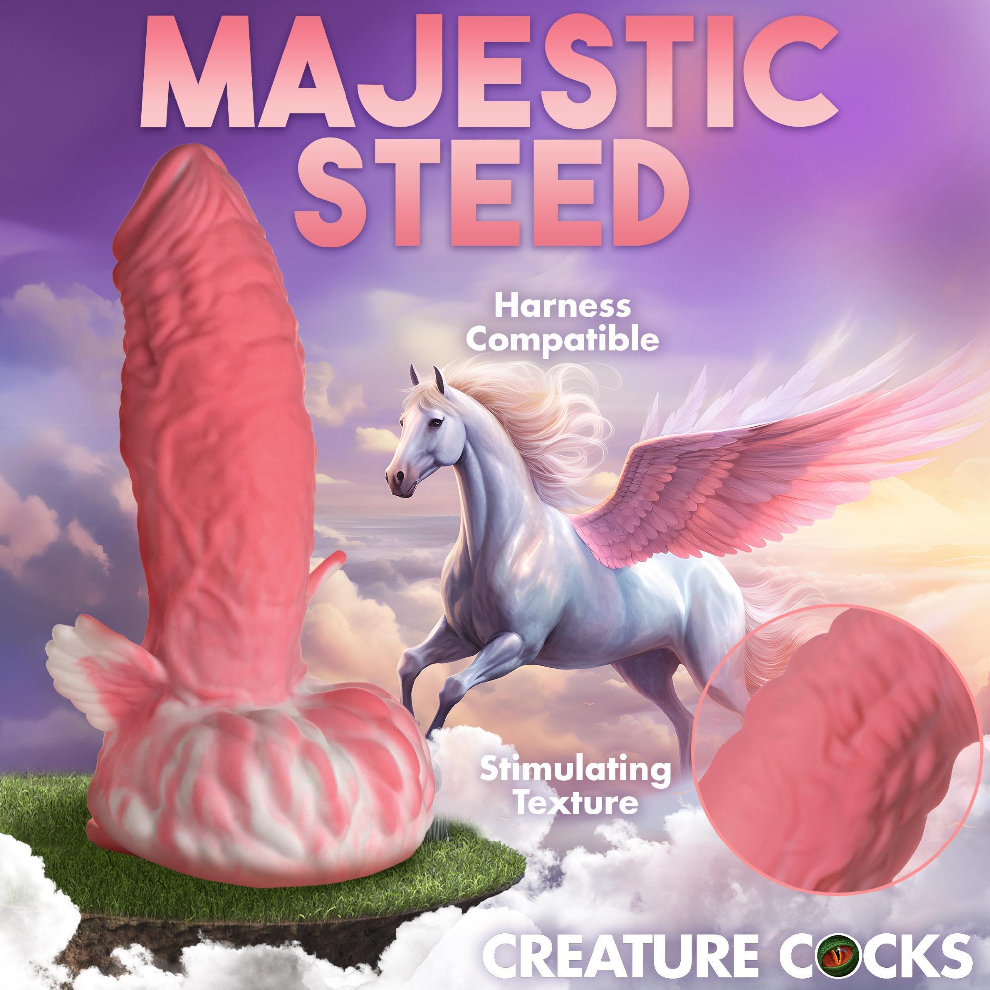 Creature Cocks Pegasus Pecker Winged Silicone Dildo - Buy At Luxury Toy X - Free 3-Day Shipping