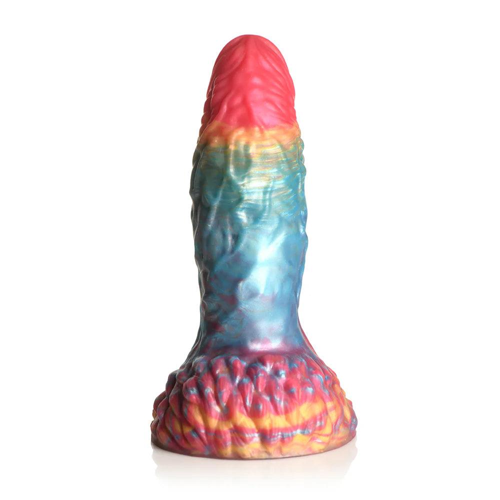 Creature Cocks Rainbow Phoenix Vibrating Silicone Dildo - Buy At Luxury Toy X - Free 3-Day Shipping
