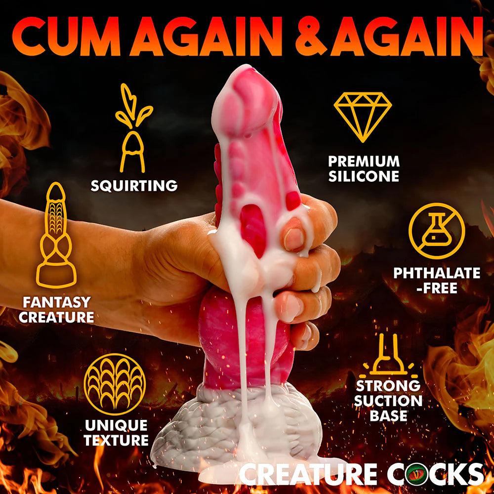 Creature Cocks Resurrector Phoenix Squirting Silicone Dildo - Buy At Luxury Toy X - Free 3-Day Shipping