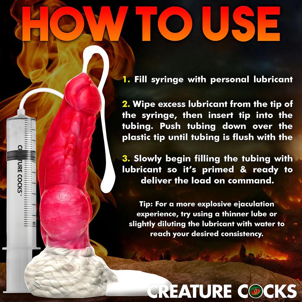 Creature Cocks Resurrector Phoenix Squirting Silicone Dildo - Buy At Luxury Toy X - Free 3-Day Shipping