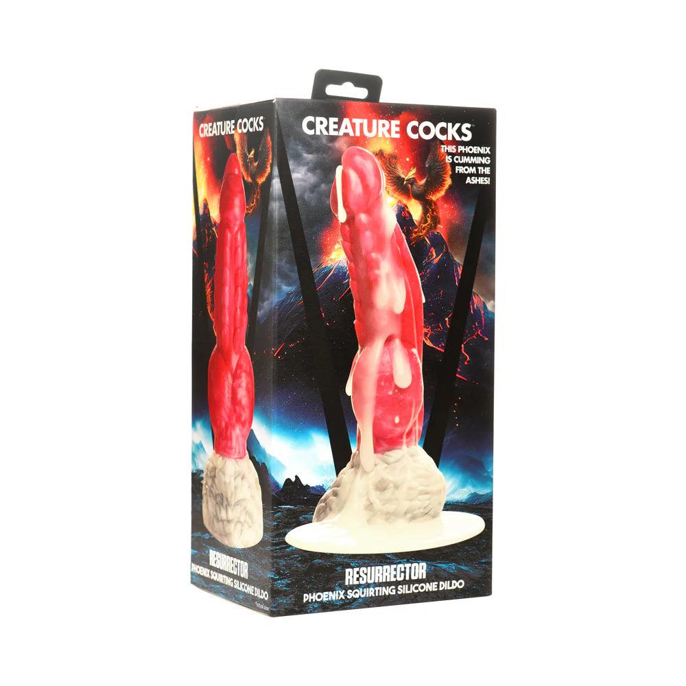 Creature Cocks Resurrector Phoenix Squirting Silicone Dildo - Buy At Luxury Toy X - Free 3-Day Shipping
