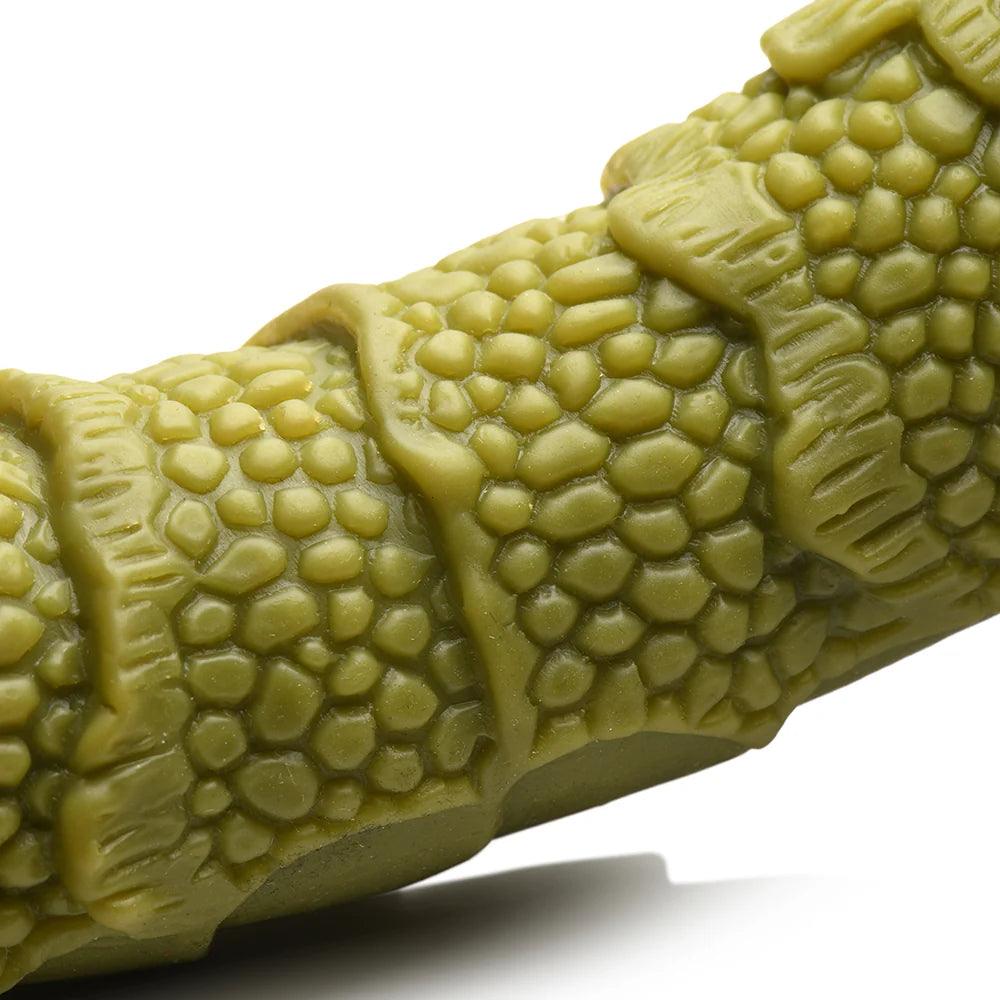 Creature Cocks Swamp Monster Scaly Silicone Dildo - Buy At Luxury Toy X - Free 3-Day Shipping