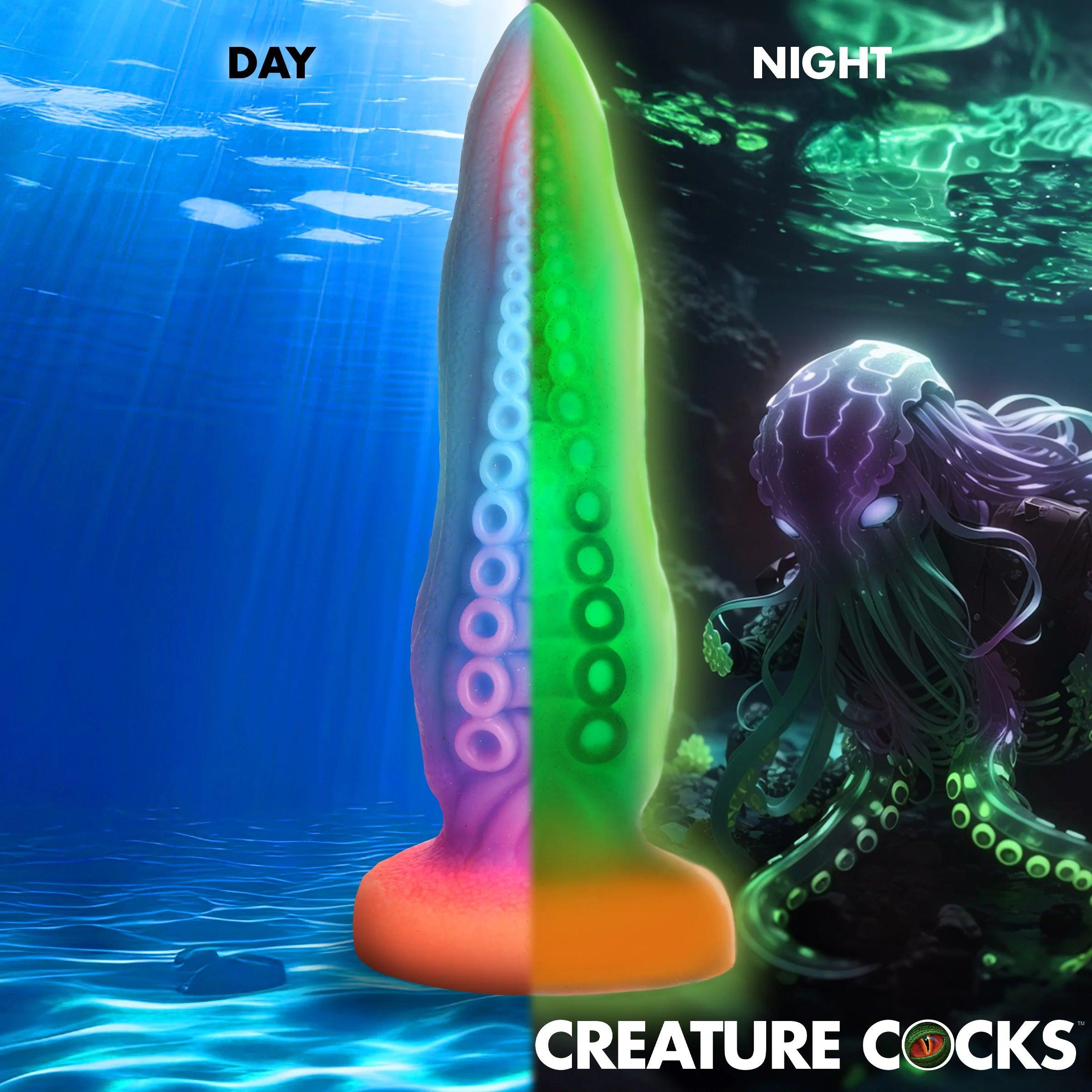 Creature Cocks Tenta-Cock Glow in the Dark - Buy At Luxury Toy X - Free 3-Day Shipping