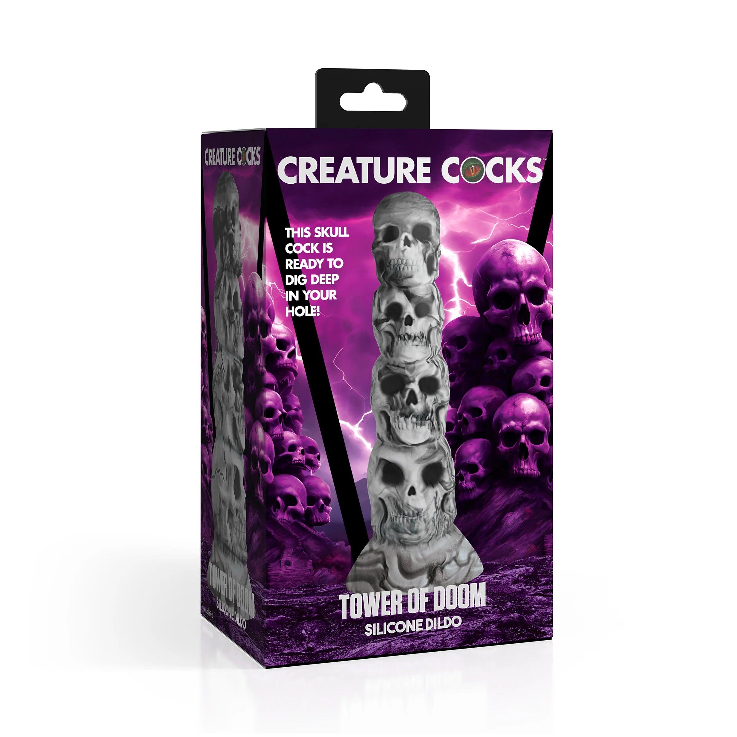 Creature Cocks Tower of Doom Silicone Dildo - Buy At Luxury Toy X - Free 3-Day Shipping