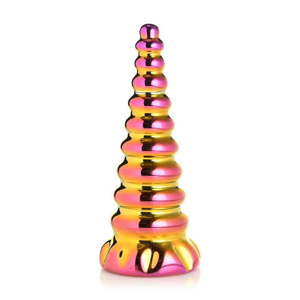 Creature Cocks Twilight Rainbow Glass Dildo - Buy At Luxury Toy X - Free 3-Day Shipping