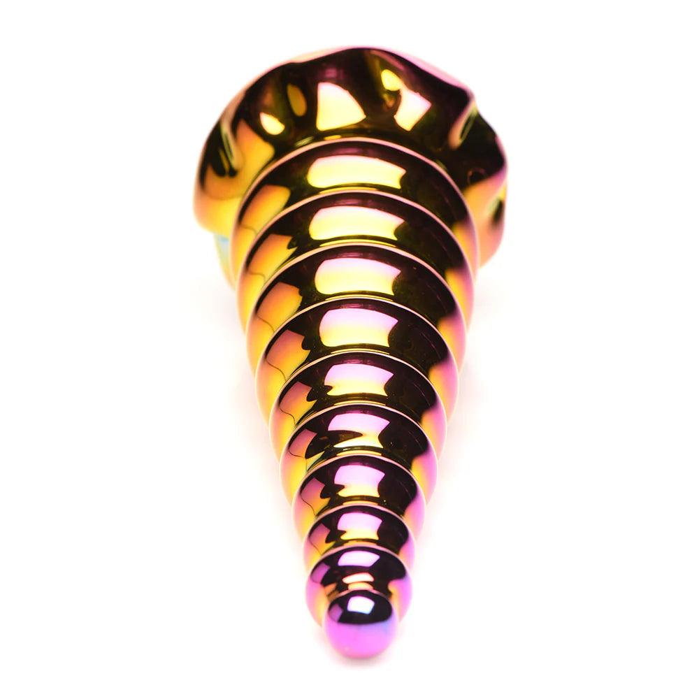 Creature Cocks Twilight Rainbow Glass Dildo - Buy At Luxury Toy X - Free 3-Day Shipping