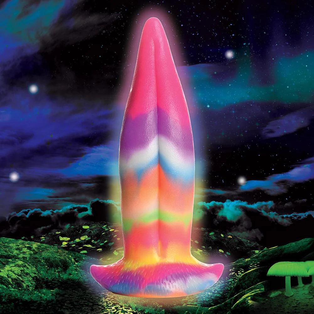 Creature Cocks Unicorn Kiss Glow in the Dark Silicone Dildo - Buy At Luxury Toy X - Free 3-Day Shipping