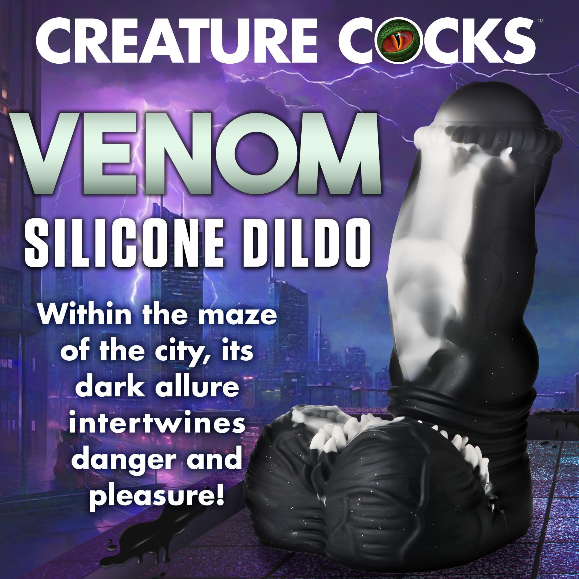 Creature Cocks Venom Silicone Dildo - Buy At Luxury Toy X - Free 3-Day Shipping