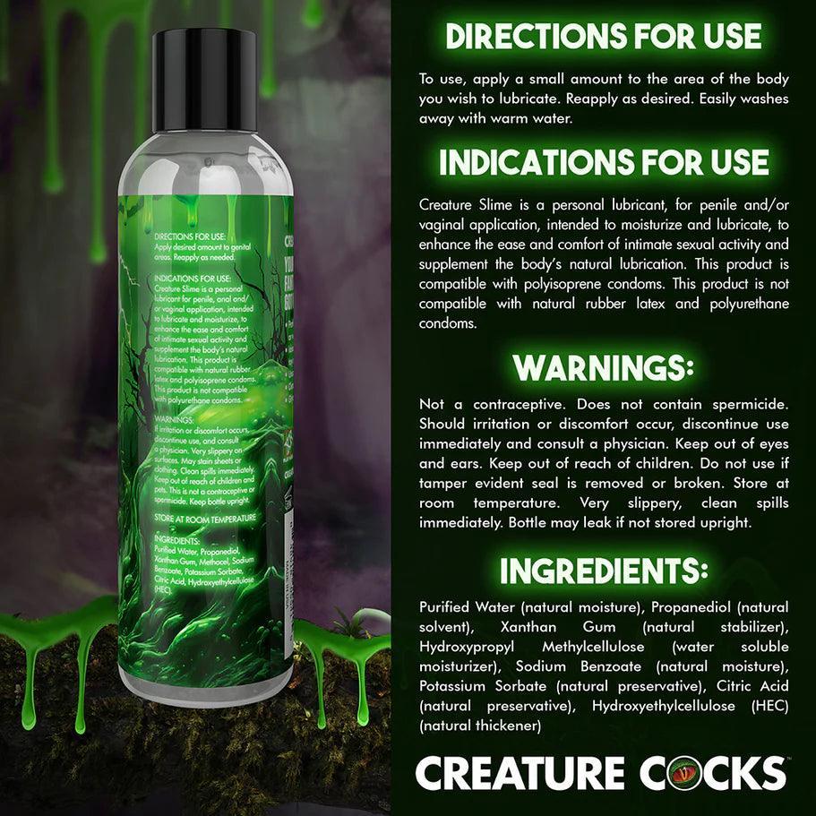 Creature Slime Water-Based Lubricant - Buy At Luxury Toy X - Free 3-Day Shipping