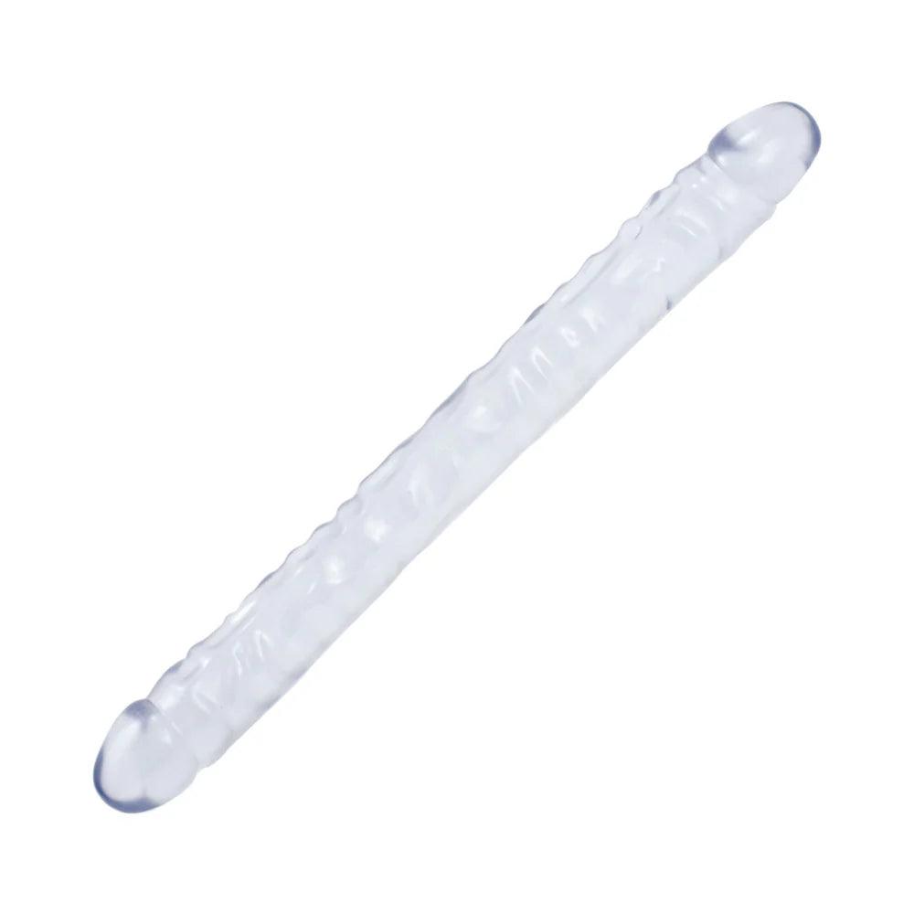 Crystal Jellies - Double Dong Purple 18in - Buy At Luxury Toy X - Free 3-Day Shipping