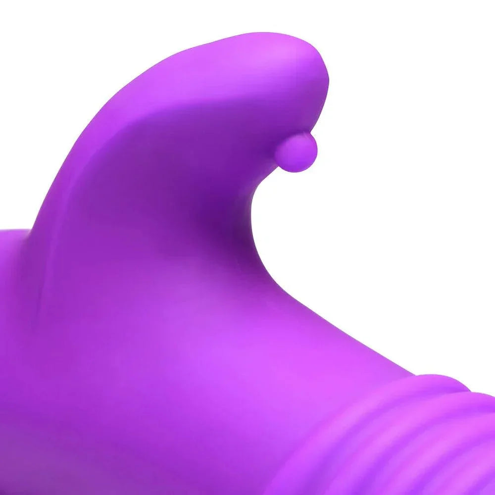 Curve Gossip Blaster 7X Thrusting Silicone Rabbit Vibrator - Buy At Luxury Toy X - Free 3-Day Shipping