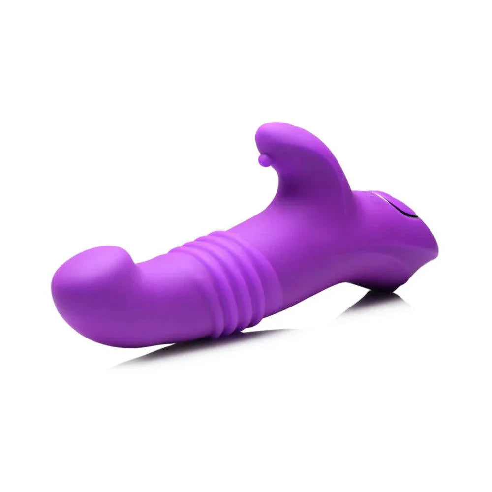 Curve Gossip Blaster 7X Thrusting Silicone Rabbit Vibrator - Buy At Luxury Toy X - Free 3-Day Shipping