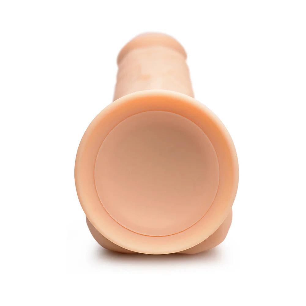 Curve Toys FLESHSTIXXX Rechargeable 8 in. Posable Vibrating Dildo with Balls & Suction Cup - Buy At Luxury Toy X - Free 3-Day Shipping