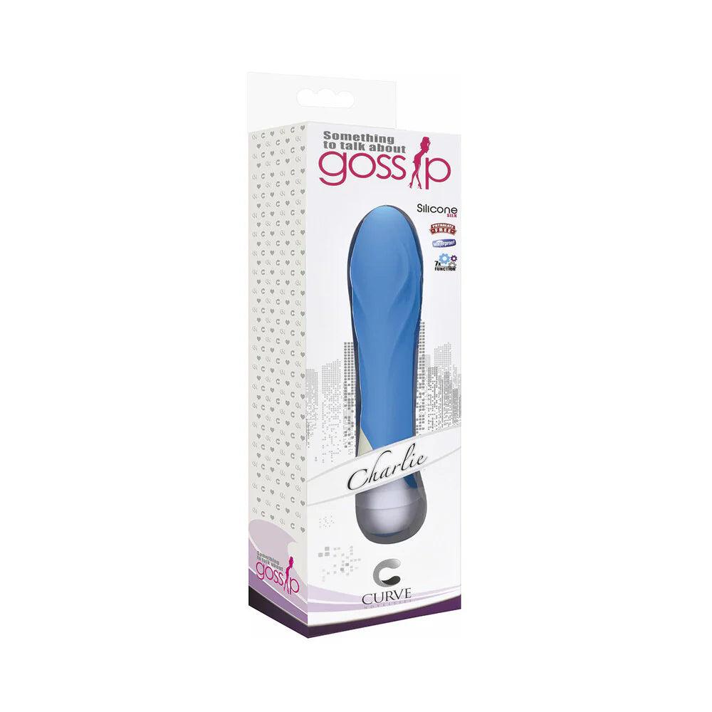 Curve Toys Gossip Charlie Waterproof Textured Silicone Vibrator - Buy At Luxury Toy X - Free 3-Day Shipping