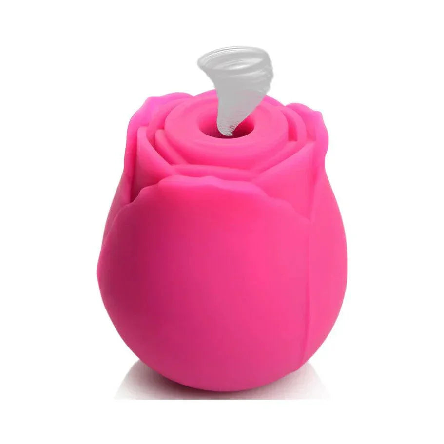 Curve Toys Gossip Cum Into Bloom Rechargeable Silicone Clitoral Stimulator Rose Crush - Buy At Luxury Toy X - Free 3-Day Shipping