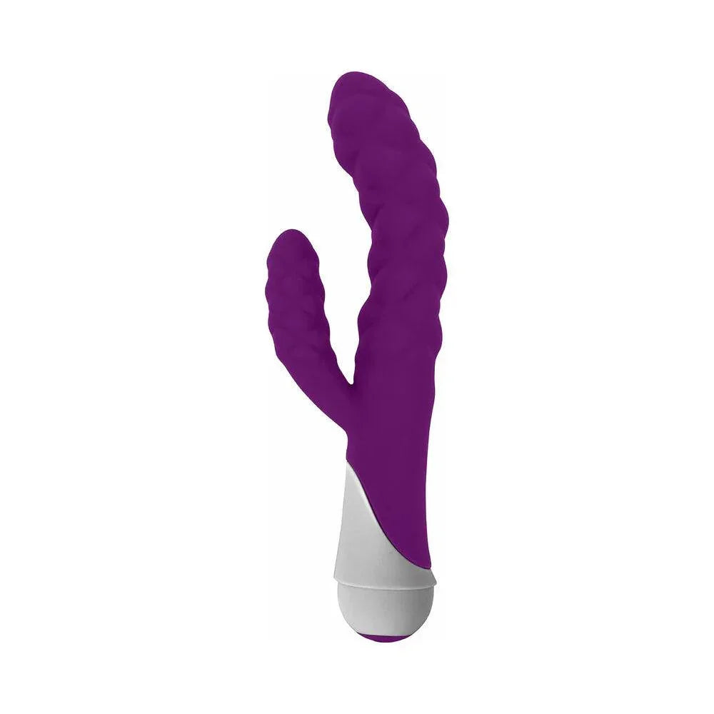 Curve Toys Gossip Ellen Waterproof Textured Silicone Flexible Dual Stimulation Vibrator - Buy At Luxury Toy X - Free 3-Day Shipping