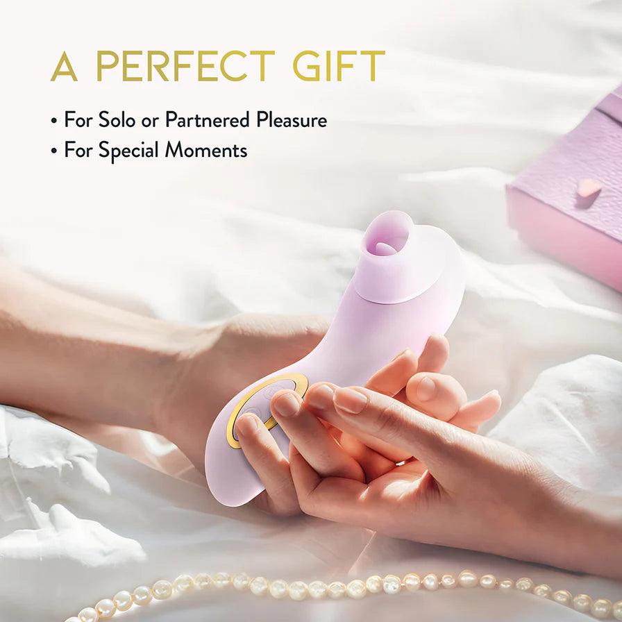 Delice Fleur Air Pulsing Vibrator Rechargeable Silicone Clitoral Vibrator - Buy At Luxury Toy X - Free 3-Day Shipping