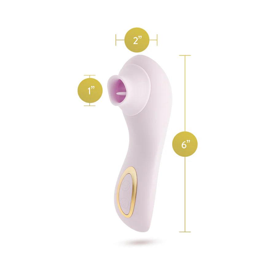 Delice Fleur Air Pulsing Vibrator Rechargeable Silicone Clitoral Vibrator - Buy At Luxury Toy X - Free 3-Day Shipping