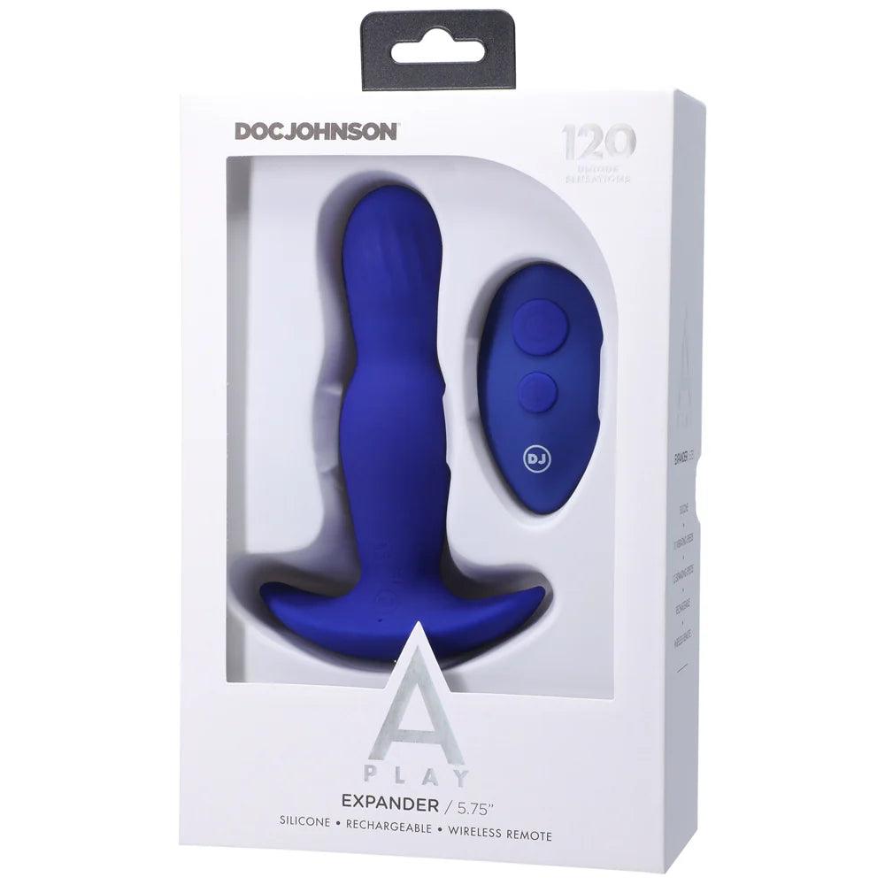 Doc Johnson A-Play Expander Rechargeable Silicone Anal Plug with Remote Control - Buy At Luxury Toy X - Free 3-Day Shipping