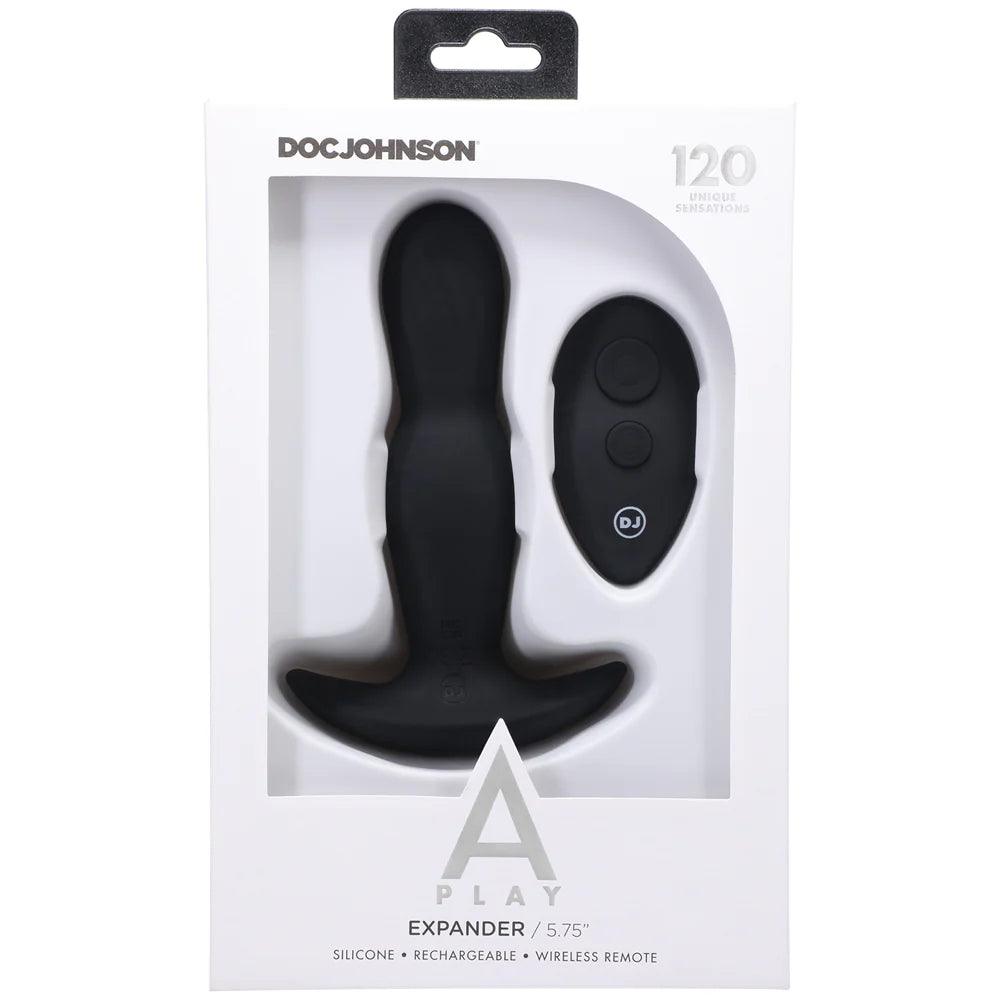 Doc Johnson A-Play Expander Rechargeable Silicone Anal Plug with Remote Control - Buy At Luxury Toy X - Free 3-Day Shipping