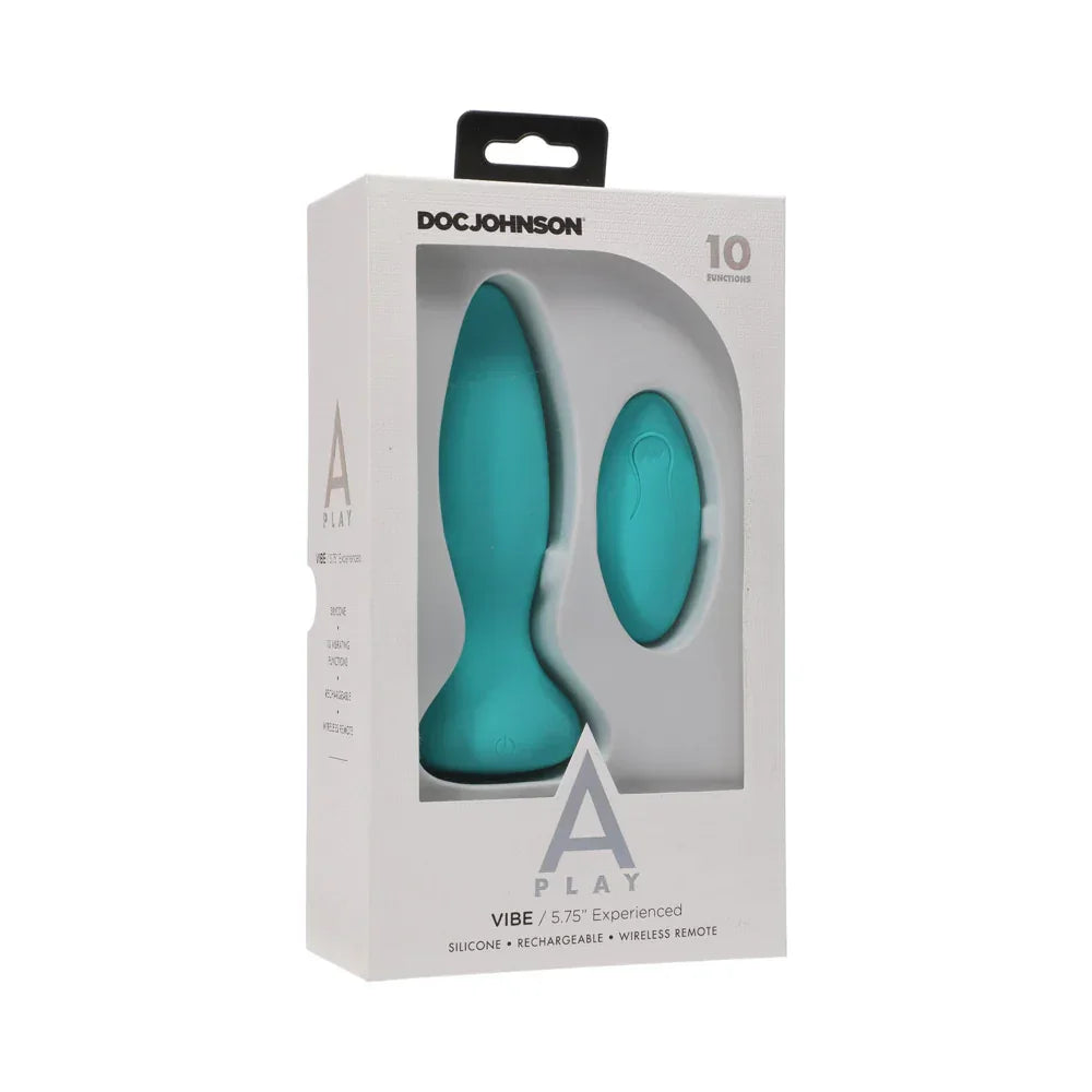 Doc Johnson A-Play Vibe Experienced Anal Plug with Remote Control - Buy At Luxury Toy X - Free 3-Day Shipping