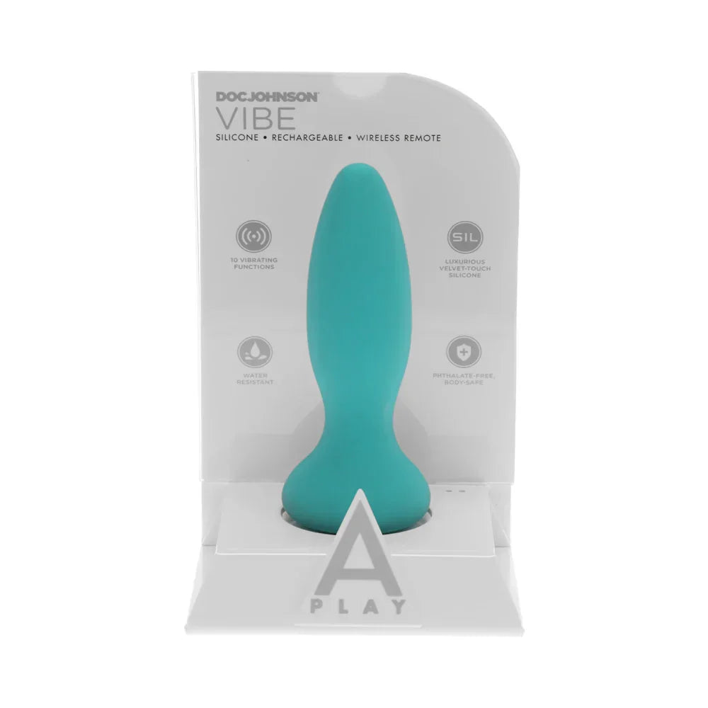 Doc Johnson A-Play Vibe Experienced Anal Plug with Remote Control - Buy At Luxury Toy X - Free 3-Day Shipping