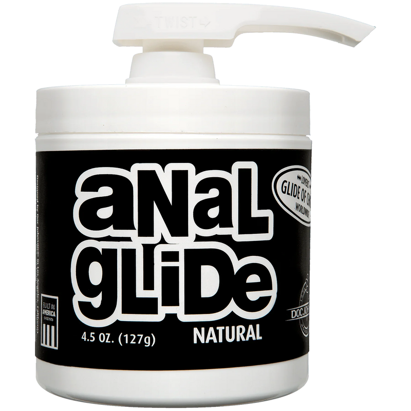 Doc Johnson Anal Glide Natural Personal Lube 4.5oz - Buy At Luxury Toy X - Free 3-Day Shipping