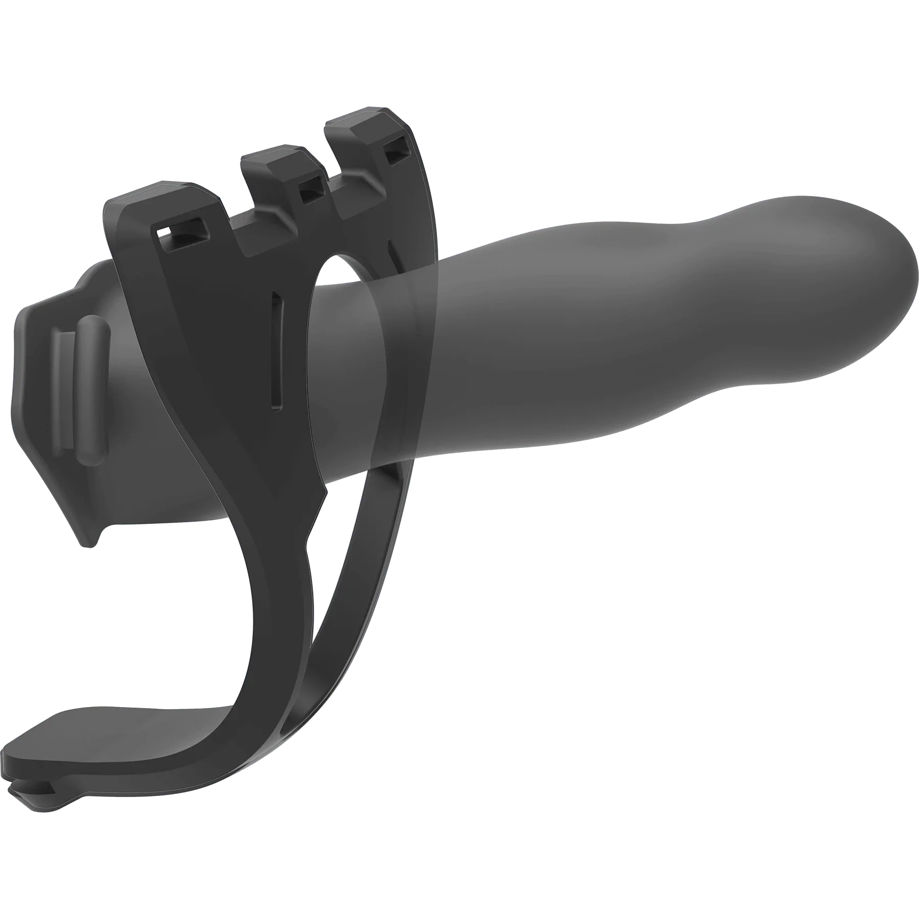 Doc Johnson Body Extensions Be Daring Silicone Strap-On Harness with Hollow Dildo 7in (2 Piece Kit) - Buy At Luxury Toy X - Free 3-Day Shipping