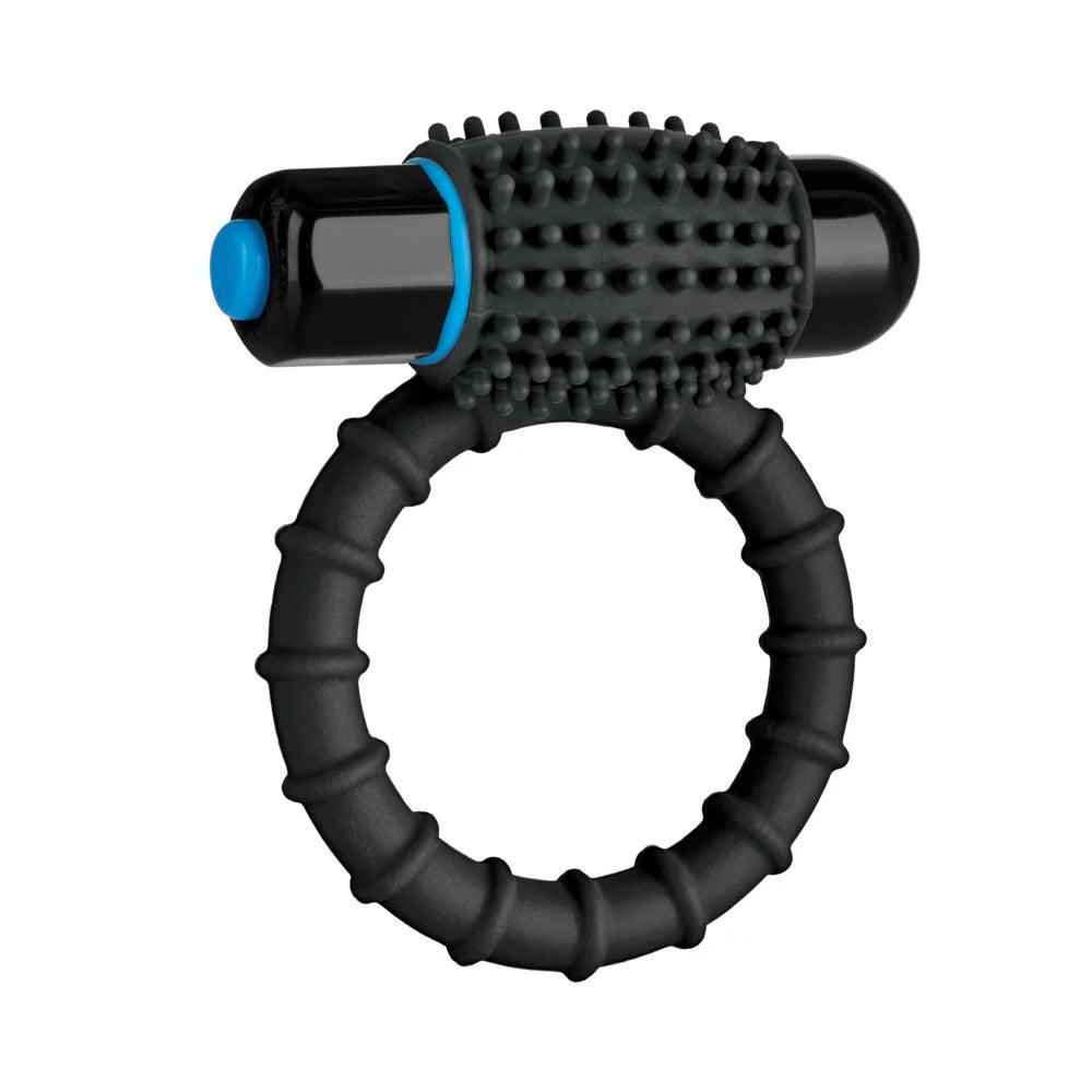 Doc Johnson OptiMALE Silicone Vibrating Cock Ring with Bullet - Buy At Luxury Toy X - Free 3-Day Shipping