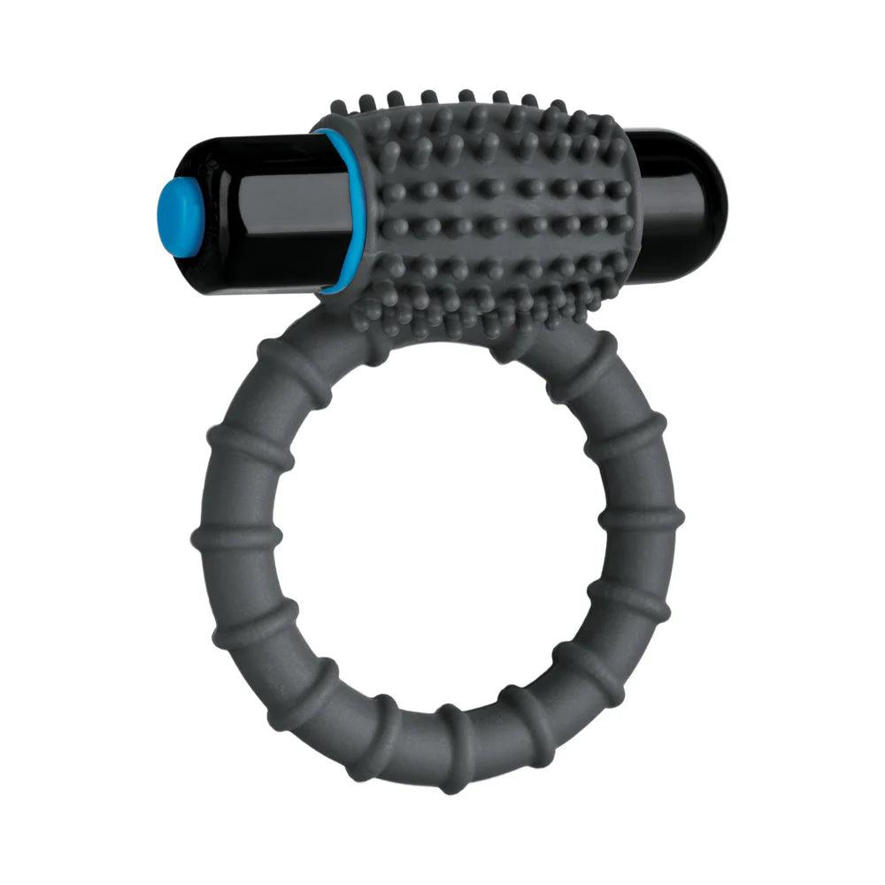 Doc Johnson OptiMALE Silicone Vibrating Cock Ring with Bullet - Buy At Luxury Toy X - Free 3-Day Shipping