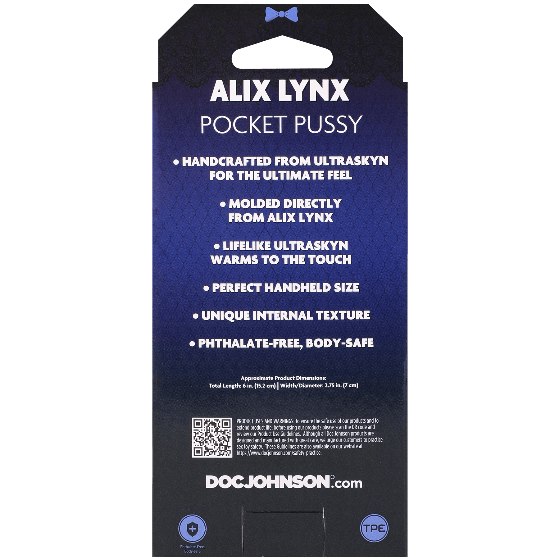 Doc Johnson Signature Strokers Alix Lynx ULTRASKYN Pocket Pussy - Buy At Luxury Toy X - Free 3-Day Shipping