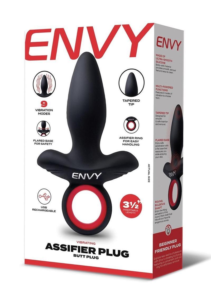 Envy Vibrating Silicone Rechargeable Assifier Butt Plug - Buy At Luxury Toy X - Free 3-Day Shipping