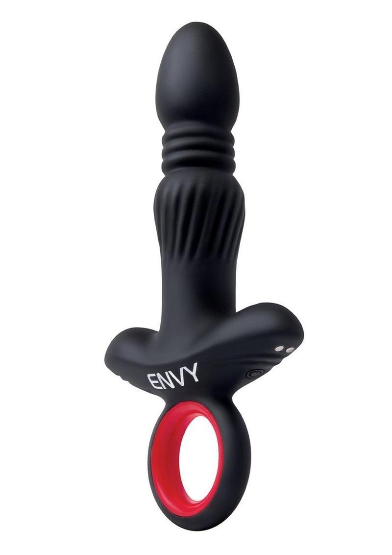 Envy Vibrating Silicone Rechargeable Thrusting Assifier - Buy At Luxury Toy X - Free 3-Day Shipping