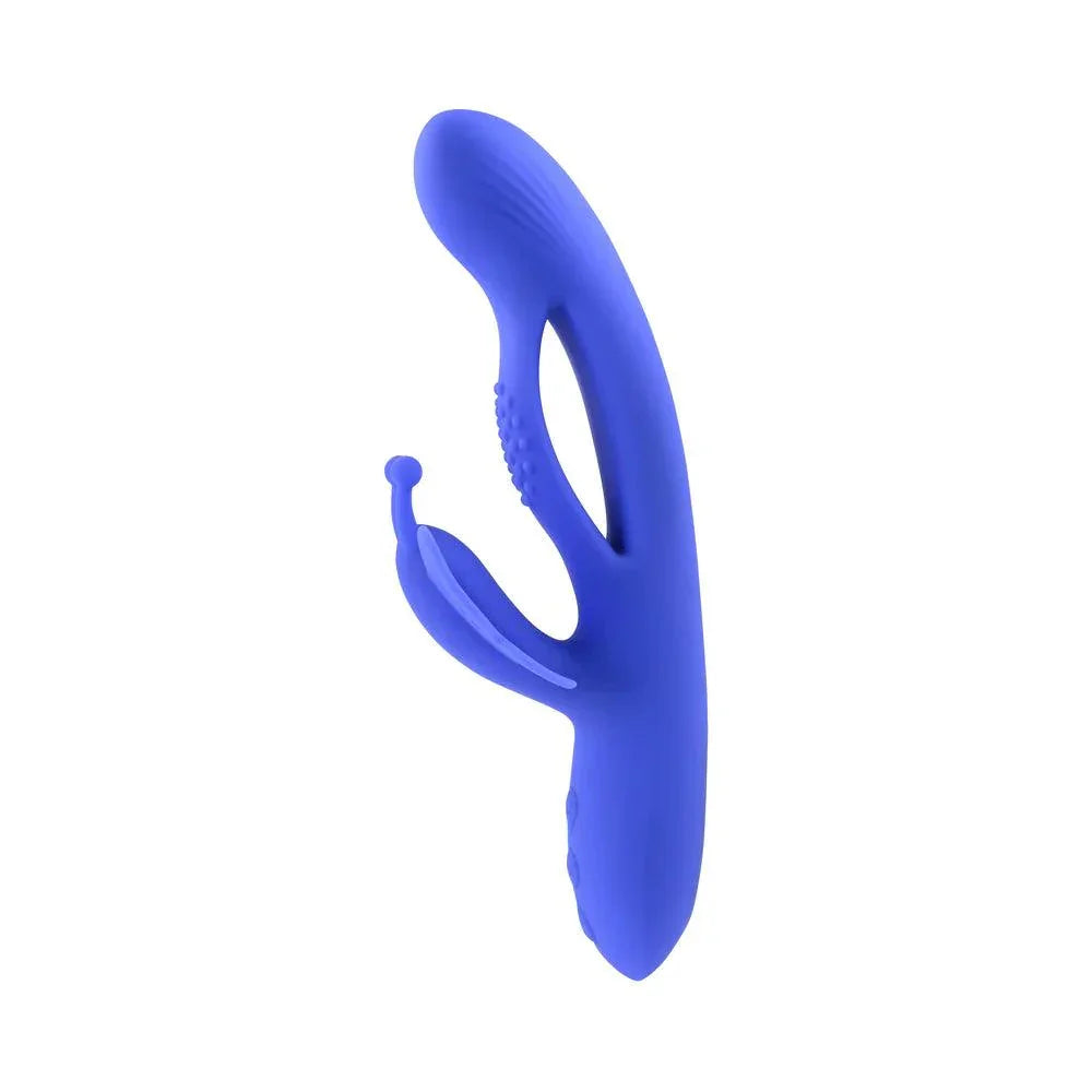 Evolved Butterfly Dreams Rechargeable Silicone Dual Stimulating Vibrator - Buy At Luxury Toy X - Free 3-Day Shipping