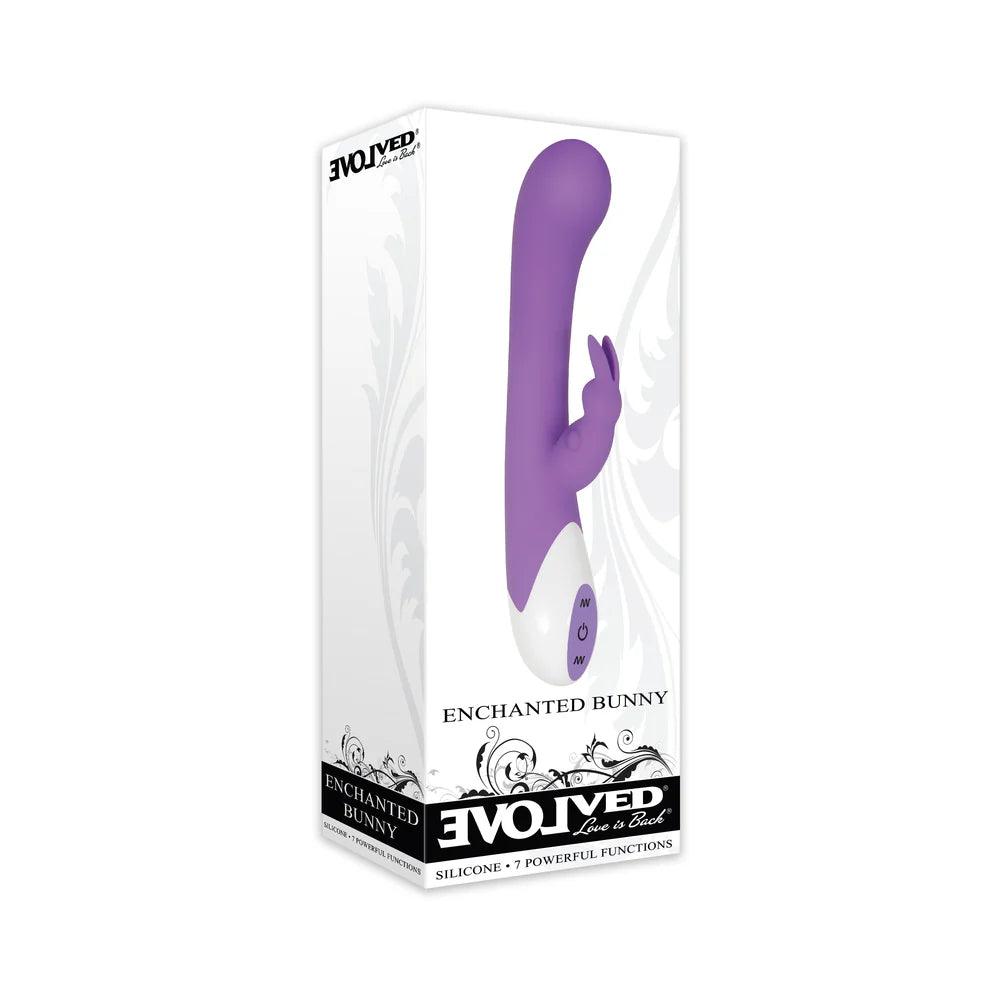 Evolved Enchanted Bunny Silicone Rabbit Vibrator - Buy At Luxury Toy X - Free 3-Day Shipping