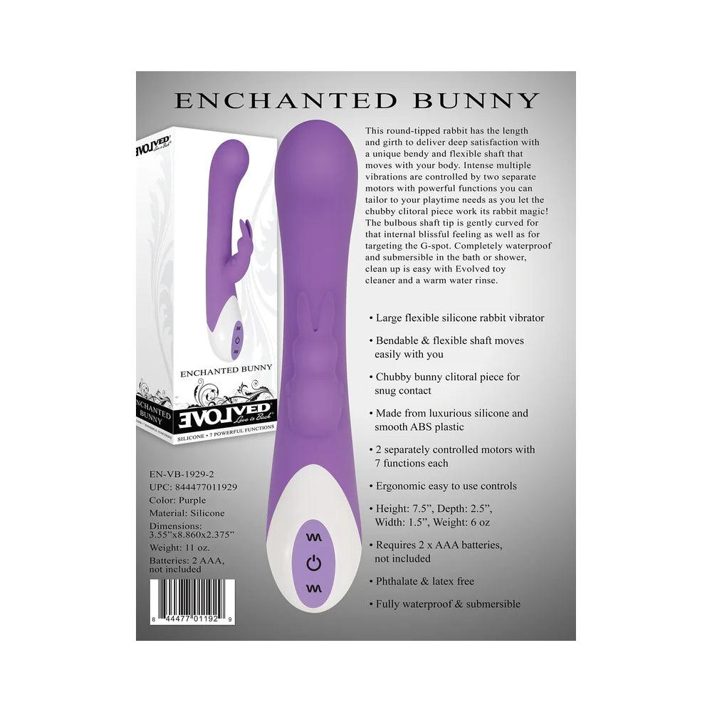 Evolved Enchanted Bunny Silicone Rabbit Vibrator - Buy At Luxury Toy X - Free 3-Day Shipping