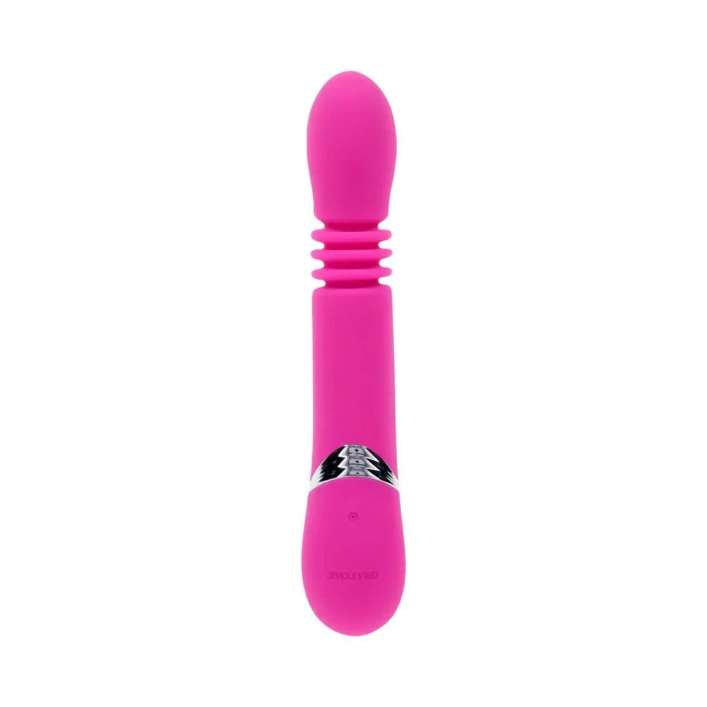 Evolved Pink Dragon Rechargeable Silicone Multi Vibrator - Buy At Luxury Toy X - Free 3-Day Shipping