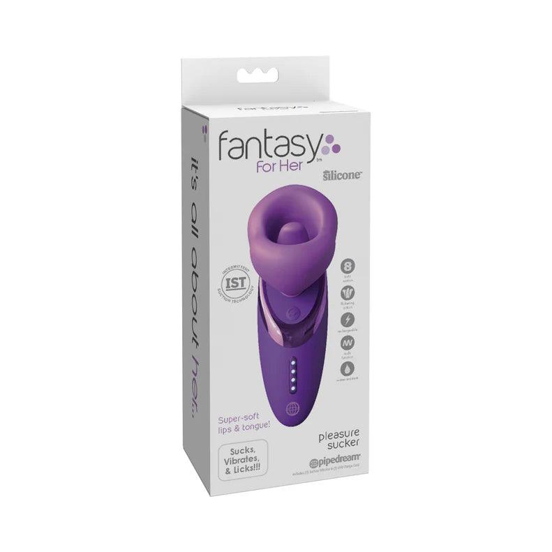 Fantasy for Her Pleasure Sucker Rechargeable Silicone Clitoral Stimulator - Buy At Luxury Toy X - Free 3-Day Shipping