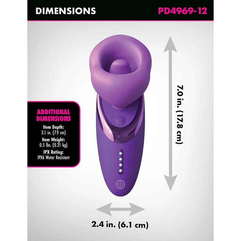 Fantasy for Her Pleasure Sucker Rechargeable Silicone Clitoral Stimulator - Buy At Luxury Toy X - Free 3-Day Shipping