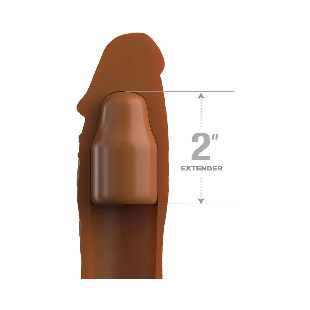 Fantasy X-tensions Elite 8 in. Silicone Sleeve with 2 in. Extender - Buy At Luxury Toy X - Free 3-Day Shipping