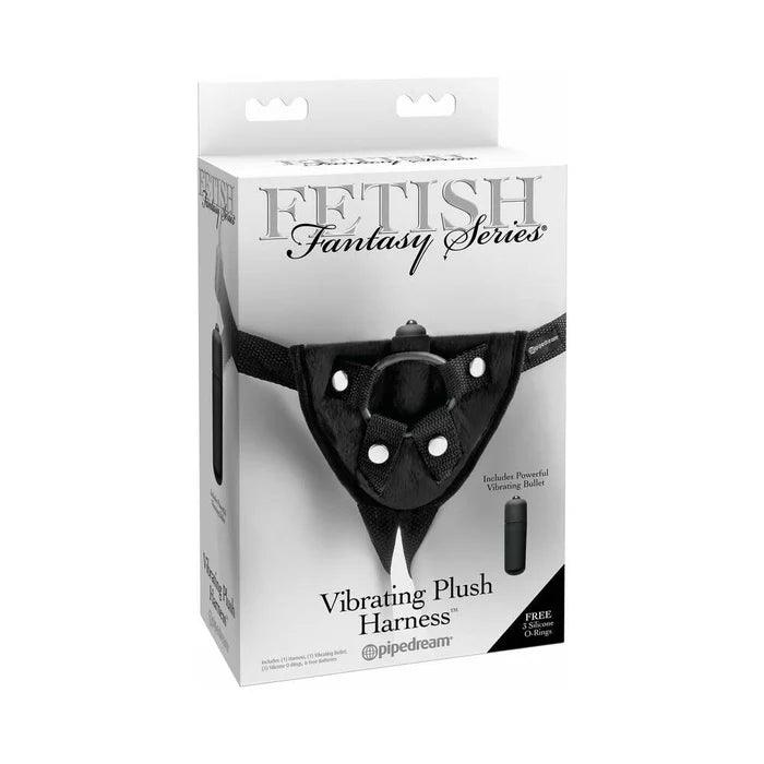 Fetish Fantasy Series Vibrating Plush Adjustable Harness - Buy At Luxury Toy X - Free 3-Day Shipping