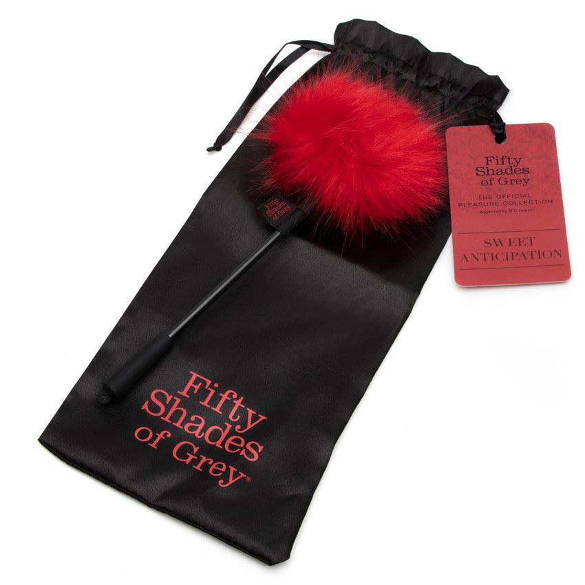 Fifty Shades of Grey Sweet Anticipation Faux Feather Feather Tickler Red - Buy At Luxury Toy X - Free 3-Day Shipping