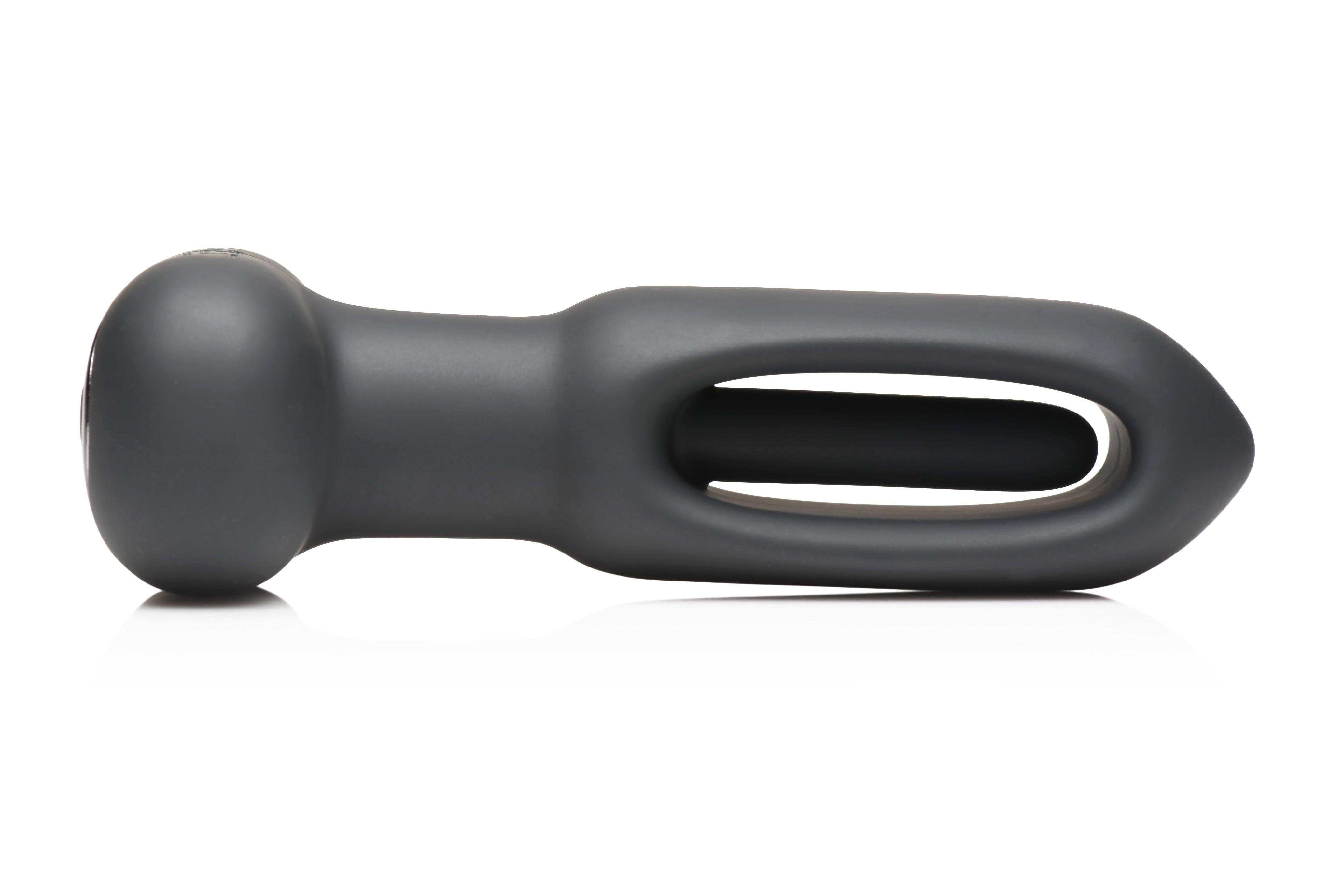 Flickers Bum Flick Flicking & Vibrating Rechargeable Silicone Butt Plug with Remote - Buy At Luxury Toy X - Free 3-Day Shipping